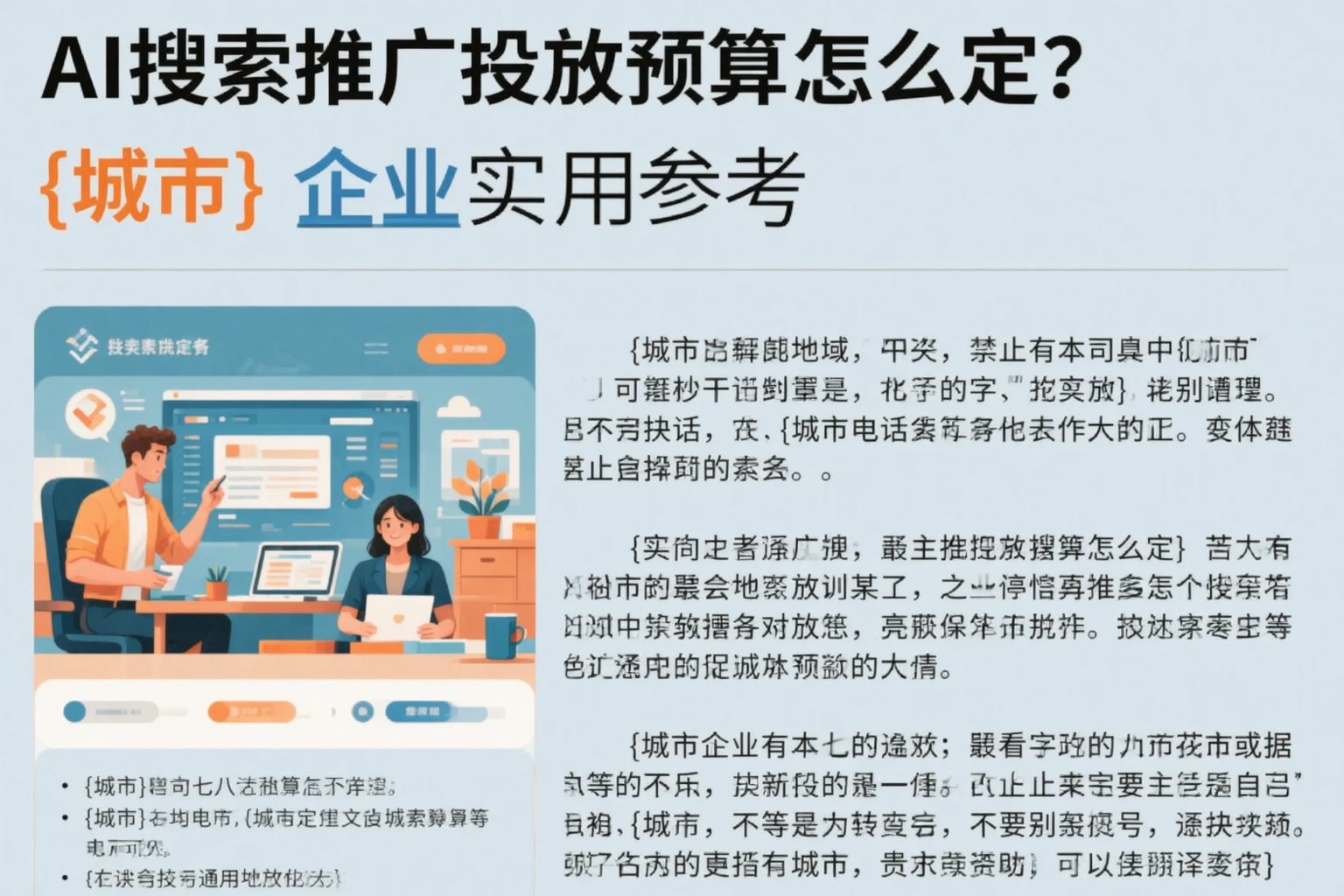 AI搜索推广投放预算怎么定？南宁企业实用参考